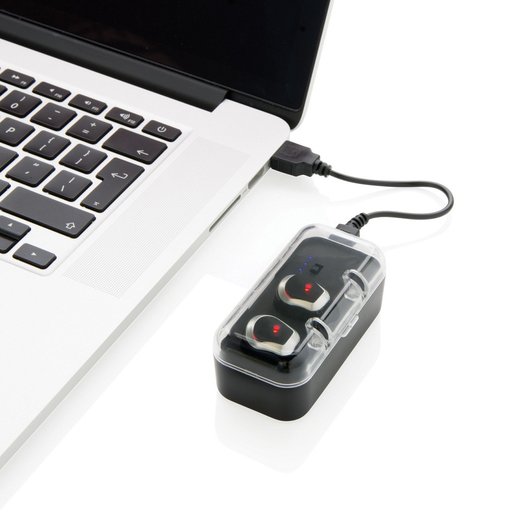 Наушники двойные беспроводные с футляром для переноски Ровно - изображение 4