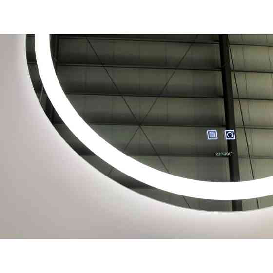 Зеркало Zerix Solo MC01-80 с LED Touch, Anti-fog, диммером, регулятором яркости (ZX6064) Киев