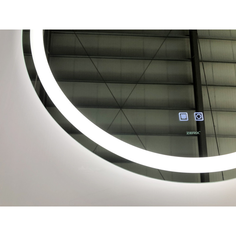 Дзеркало Zerix Solo MC01-80 з LED Touch, Anti-fog, димером, регулятором яскравості (ZX6064) Київ - фото 4