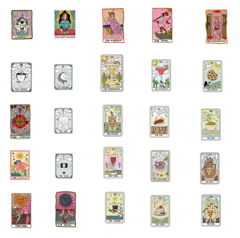 Наклейки карты Таро, эзотерические наклейки, наклейки гадальные карты, эстетические наклейки набор 5 Киев - изображение 4
