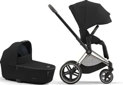 Детская коляска Cybex Priam 4.0 Zestaw 2w1 Z Opcją 3w1 Onyx Sepia Wielofunkcyjny Киев - изображение 1