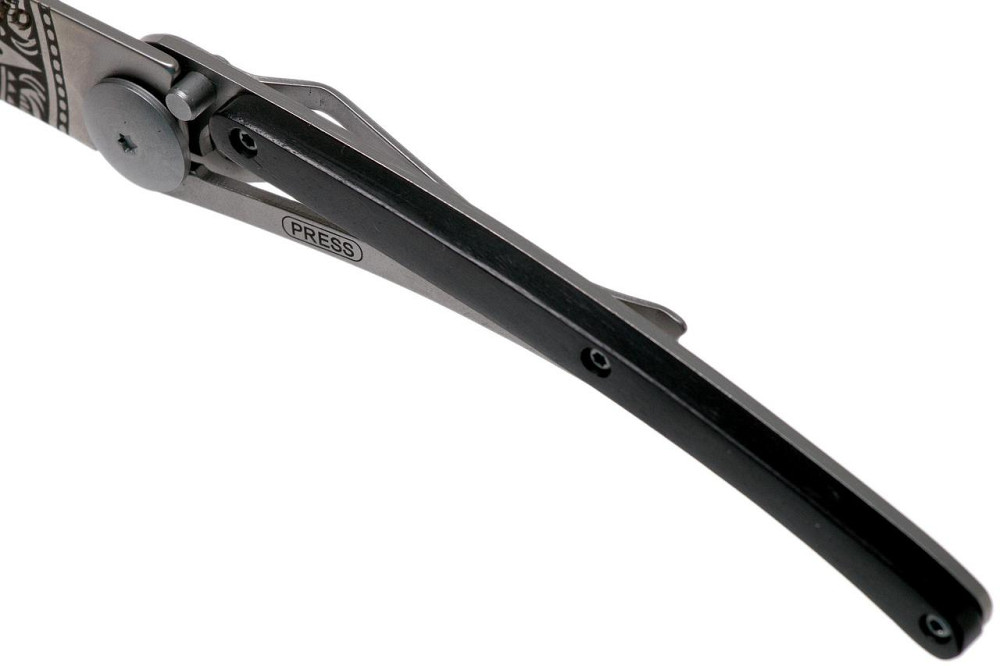 Універсальний Складаний Ніж з лазерним гравіюванням Ацтекське Сонце Deejo "37 грам" (1CB000073) Сталь Нововолинськ - фото 8