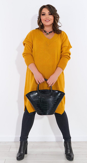 Светр туніка великий розмір Київ - фото 1