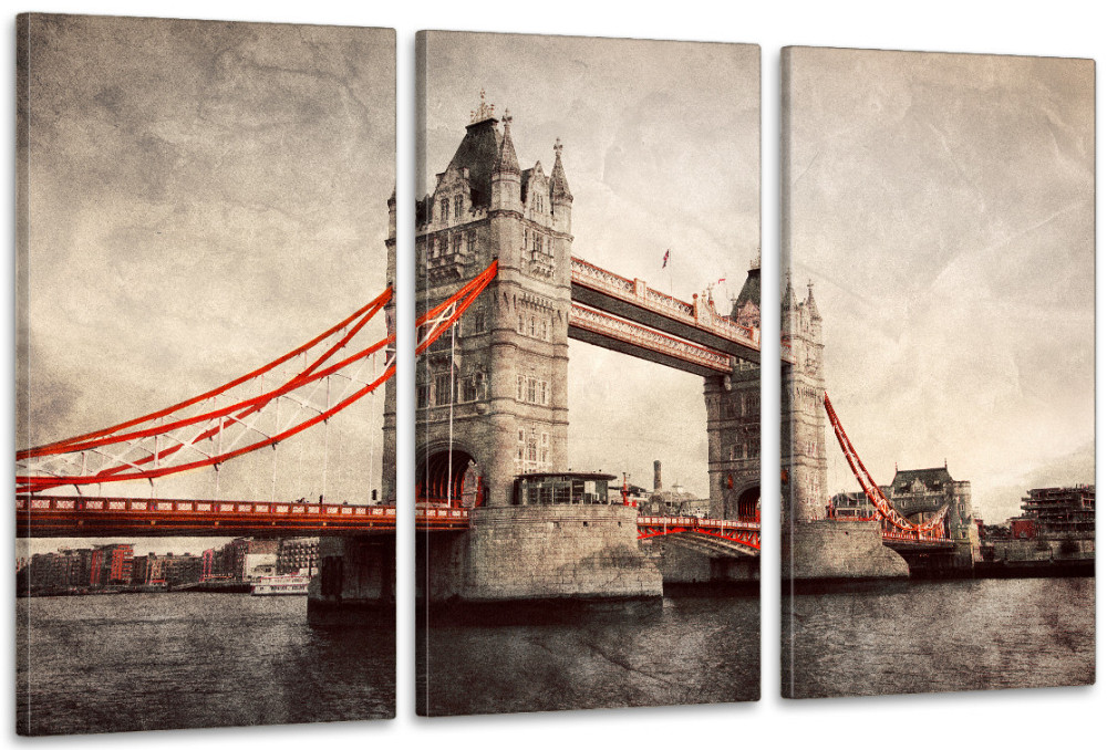 Модульна картина у вітальню/ спальню  Старий Лондон   ART-295_3A Київ - фото 1
