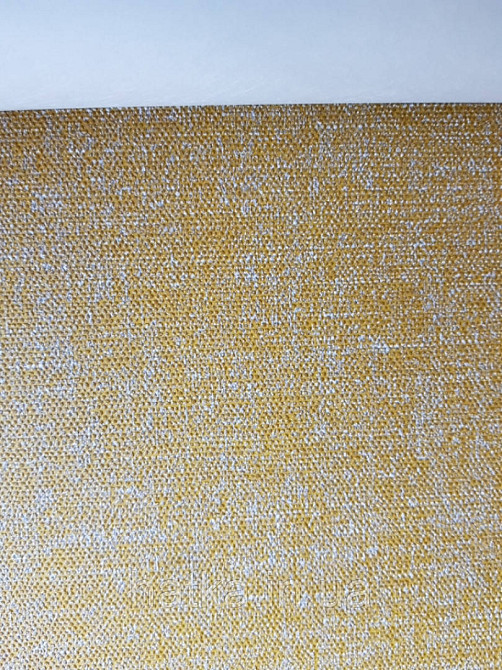 Обои виниловые на флизелине Marburg 31811 New modern однотонные желтые под мешковину Киев - изображение 1