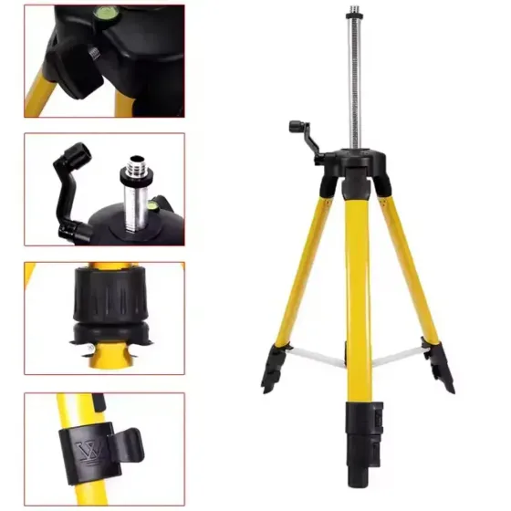 Телескопический штатив для лазерного уровня 40-100см, резьба 5/8"/тренога для лазерного нивелира Коломия