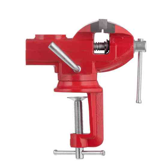 Тиски слесарные поворотные, 60 мм INTERTOOL HT-0054 Киев