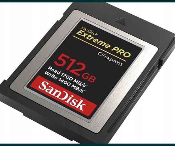 Супер Акция! Карта Памяти: San Disk CFexpress Tyre B 512Gb. Киев