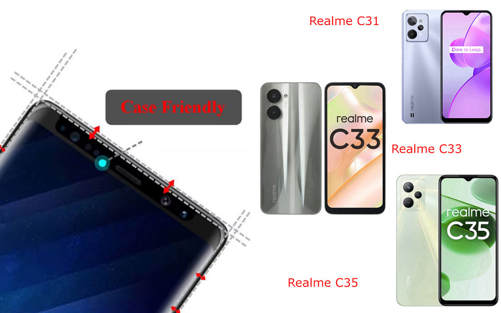 Защитное стекло HyperGlass Pro для Realme C31, Realme C33, Realme C35 – максимальная чувствительность и защита Киев - изображение 4