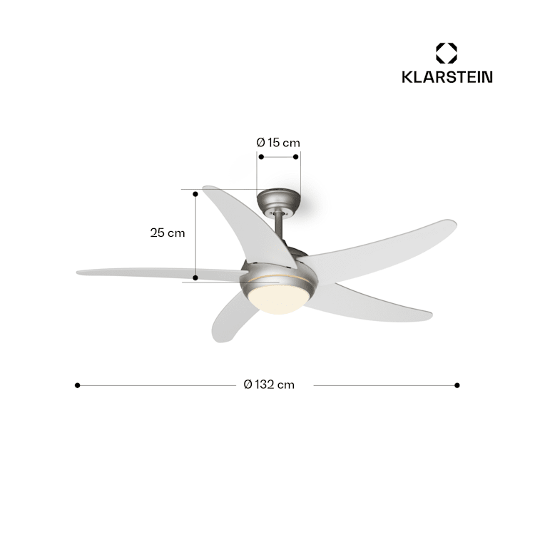 Стельовий вентилятор Болеро 2-в-1 132 см Німеччина Рівне - фото 3