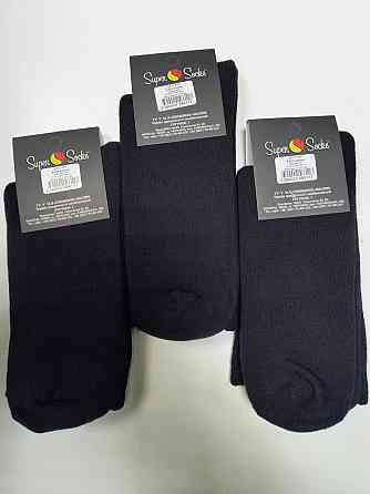 Носки мужские высокие. Теплые с махрой внутри (3шт в уп) SuperSocks art.030 Киев
