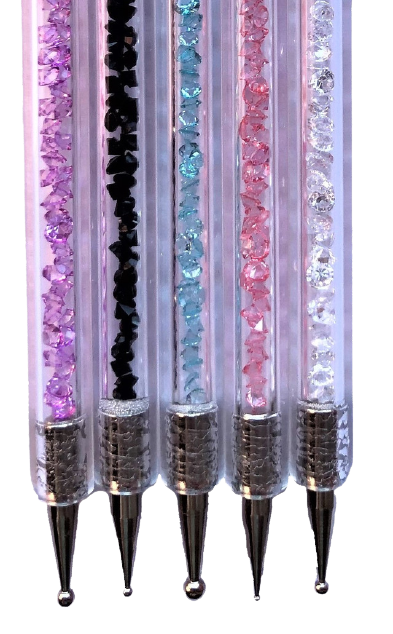 Набор 5 шт двухсторонний 1 ст-кисти для рисования страйпера , 2 ст дотс разного размера. Киев - изображение 2