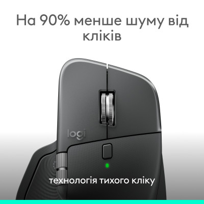 Мышка Logitech MX Master 4 for Business Wireless/Bluetooth Graphite (910-007617) Винница - изображение 11