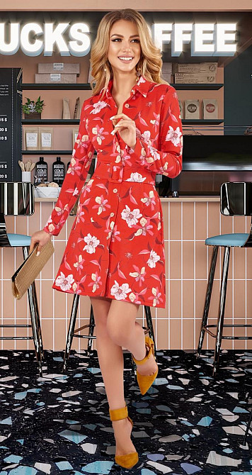 Трикотажне плаття з ремінцем (42) Київ - фото 4