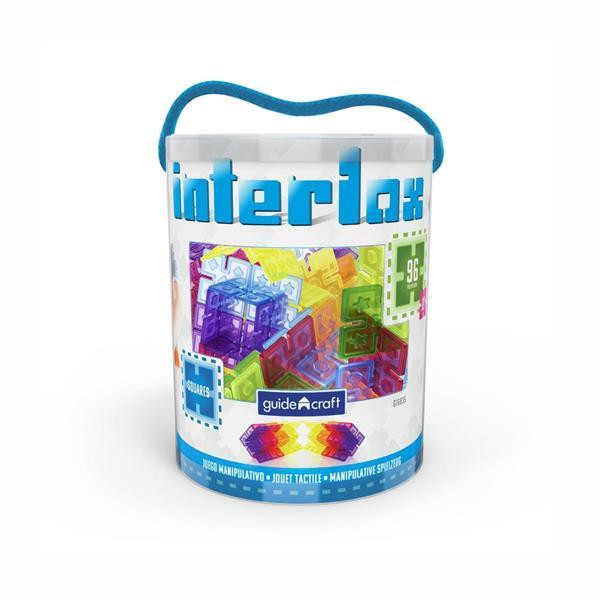 Конструктор Guidecraft Interlox Squares Квадрати, 96 деталей (G16835) Харьков - изображение 9