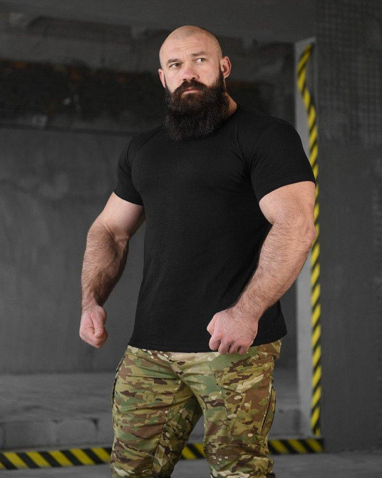 Трикотажная футболка LEXION black  НП4976 Одесса - изображение 2