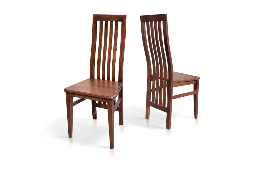 Стілець Моніка ТВЕРДИЙ, горіх--- Київ - фото 1