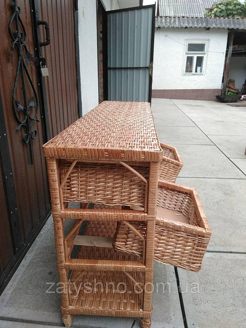Комод для взуття із лози плетений Київ - фото 6