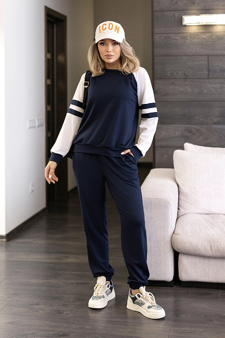 Прогулянковий костюм у спортивному стилі "Marvin" | Норма і батал Київ - фото 7