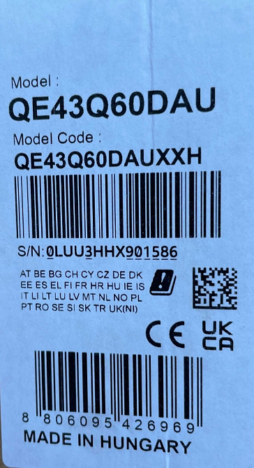 Телевизор Samsung QE43W60D QLED Киев - изображение 5