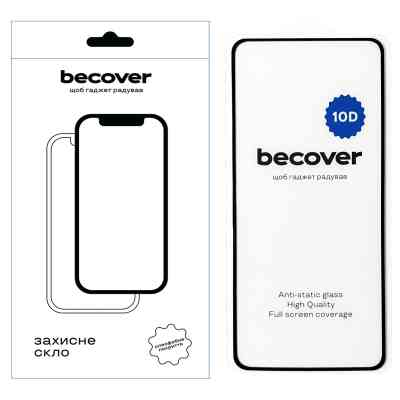 Стекло защитное BeCover Motorola Moto G84 10D Black (712333) Винница