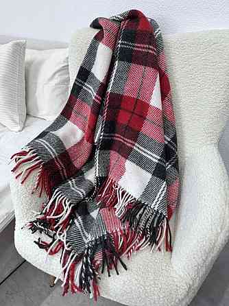 Vladi Плед Vladi 170x210 см вовняний 70% червоно-чорний Нова Зеландія 02/NOAH Коломия