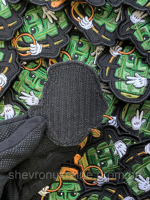 Шеврон граната ф1 (Форма контурная. На липучке) Размер 8x7.5см Киев - изображение 7