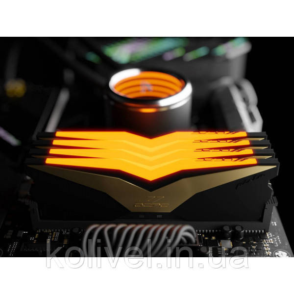 DDR5 32Gb 6600MHz (2*16Gb) OCPC PISTA RGB C32 Black Label, Retail Kit (MMPT2K32GD566C32BL) Київ - фото 4