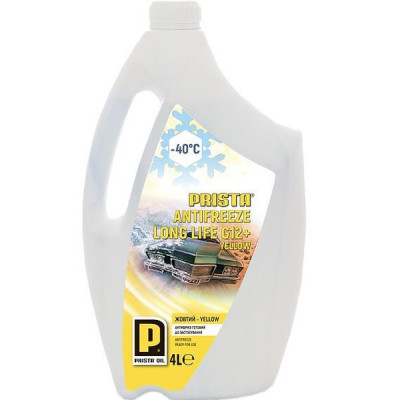Антифриз PRISTA Long Life G12+ Yellow 4л (74626) Винница - изображение 1