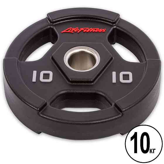 Диск поліуретановий 10 кг 51 мм LIFE-80154-10 Київ