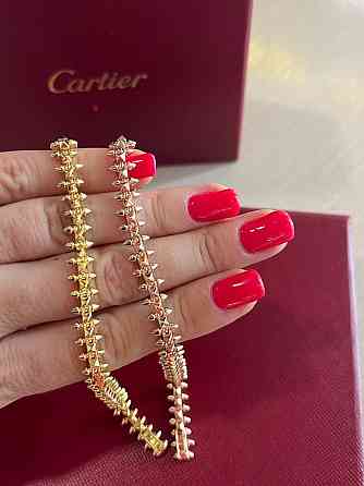 Браслет Cartier  Подвижные зубчики  Розовое  золото Одесса