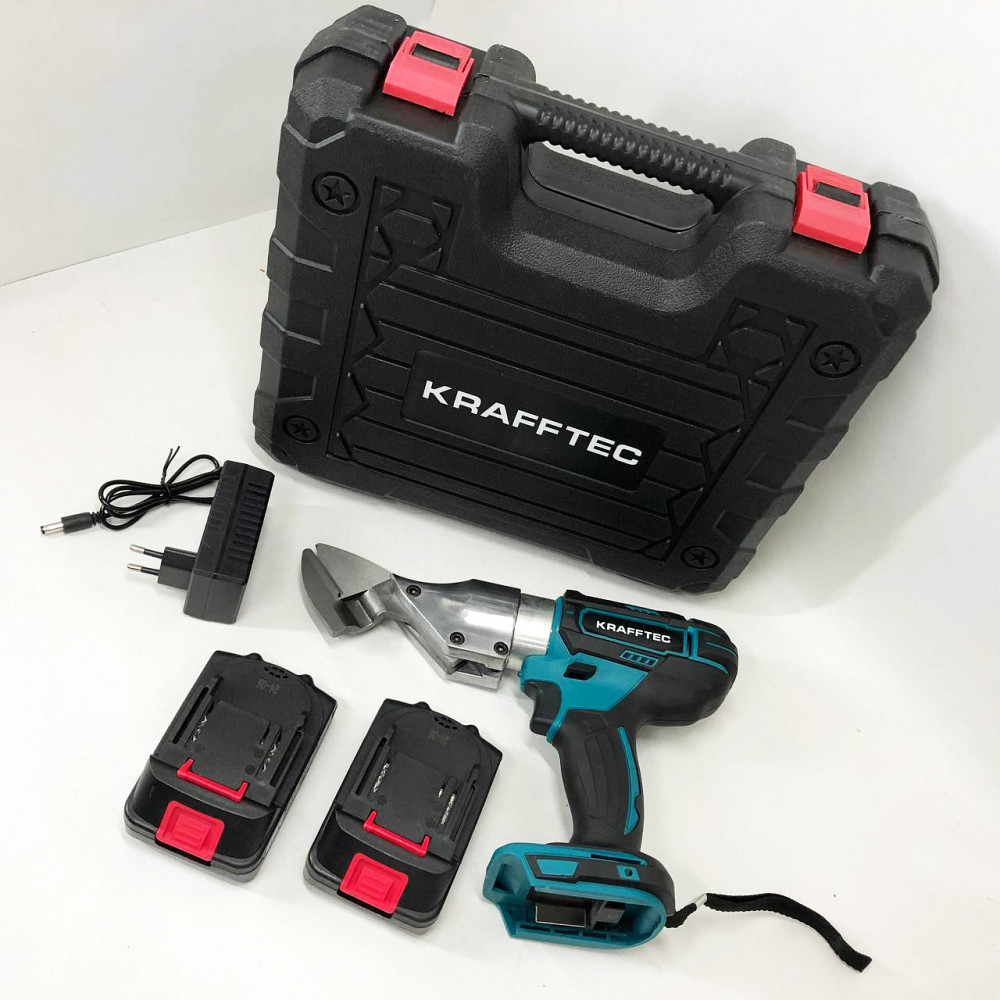 Акумуляторні ножиці по металу Krafftec, Висічні ножиці для гофрованого металу по короткі WO-52 Івано-Франківськ - фото 8