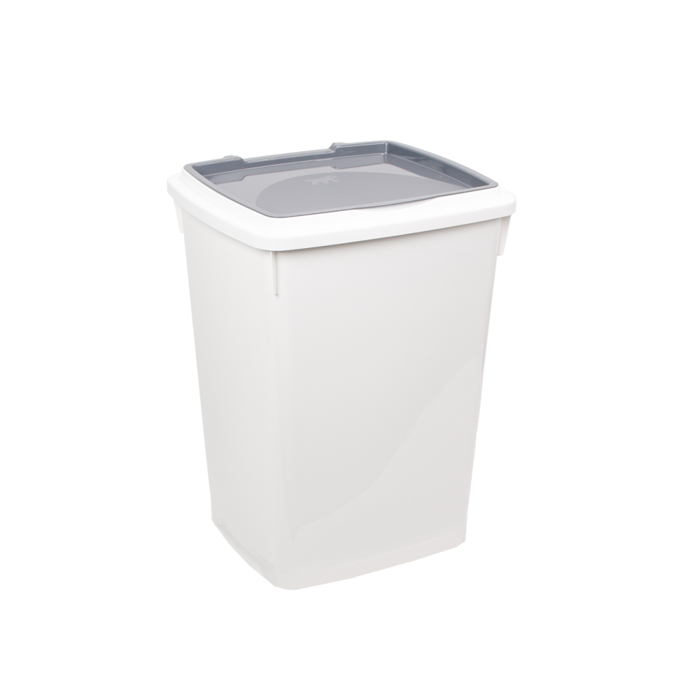Контейнер для корму для собак Ferplast Feedy (Ферпласт Феді) 33.8 x 37.5 x h 48.5 см — 39 L — 39, Світло-сірий Запоріжжя - фото 1