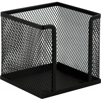 Підставка-куб для листів і паперів Buromax 10х10х10 см, wire mesh, black (BM.6215-01) Вінниця - фото 2
