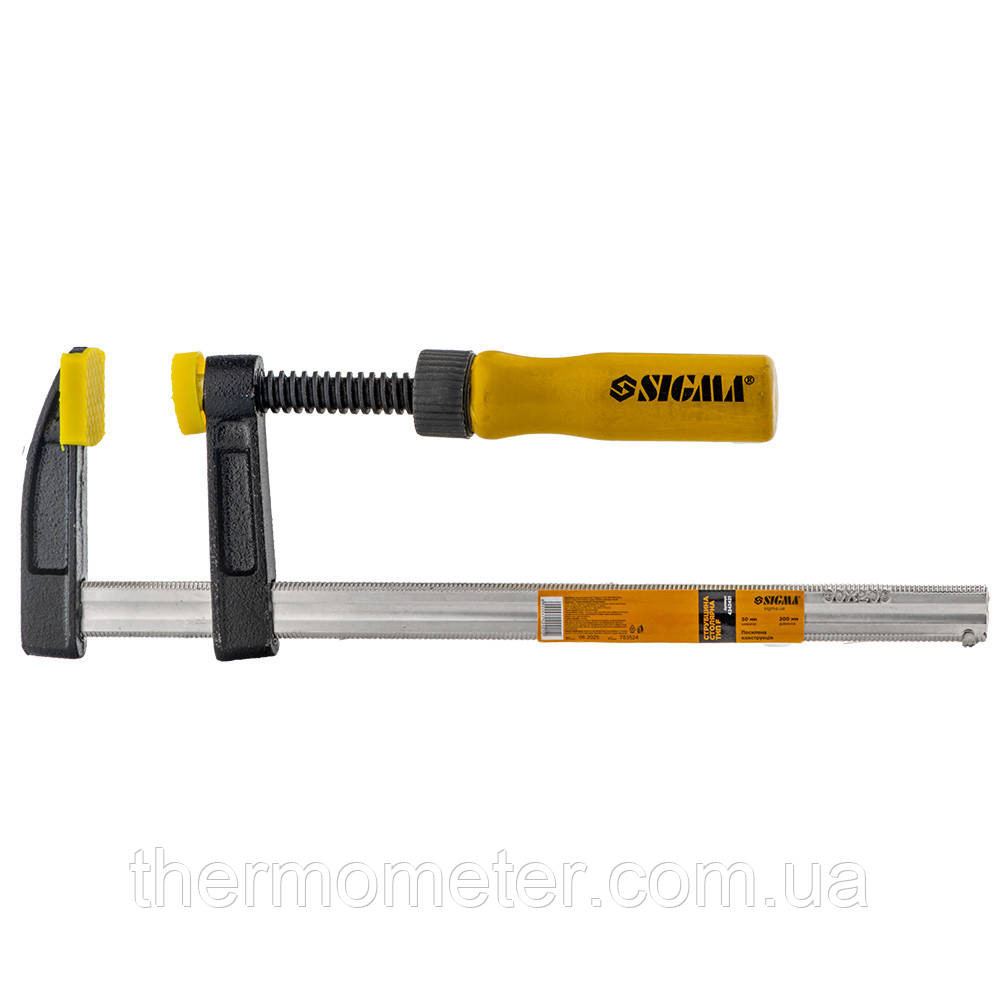 Струбцина столярна тип F 200×50 мм DIN 5117 SIGMA (4242421) Київ - фото 3