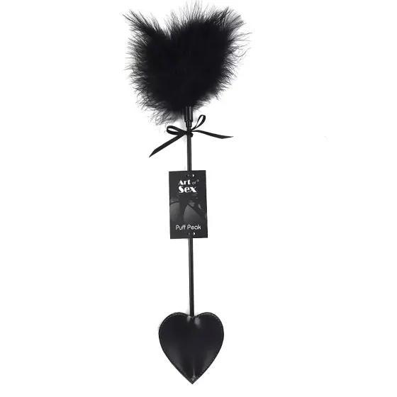 Лоскітка зі шлепалкою Піка Art of Sex - Puff Peak, колір Чорний Львів