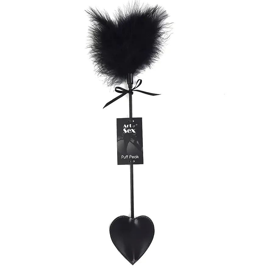 Лоскітка зі шлепалкою Піка Art of Sex - Puff Peak, колір Чорний Львов - изображение 2