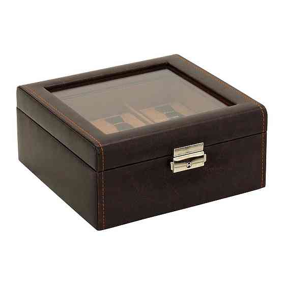 Скринька для зберігання годинника Friedrich Lederwaren Bond 6, коричнева Рівне