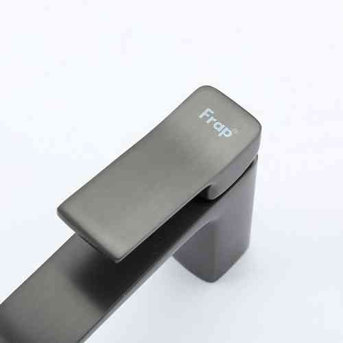 Змішувач для умивальника FRAP F1084-9 графит Київ