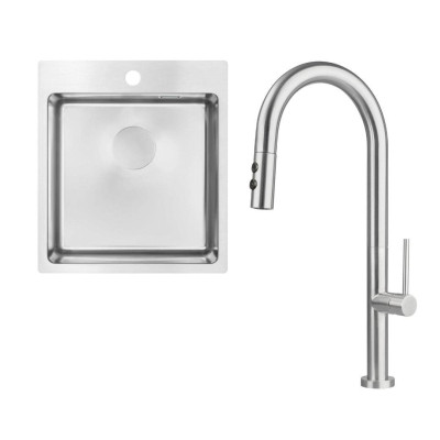 Мойка кухонная Deante Olfato ZPO_010A + зміш. BQO_F72M (ZPOE010A) Винница - изображение 1