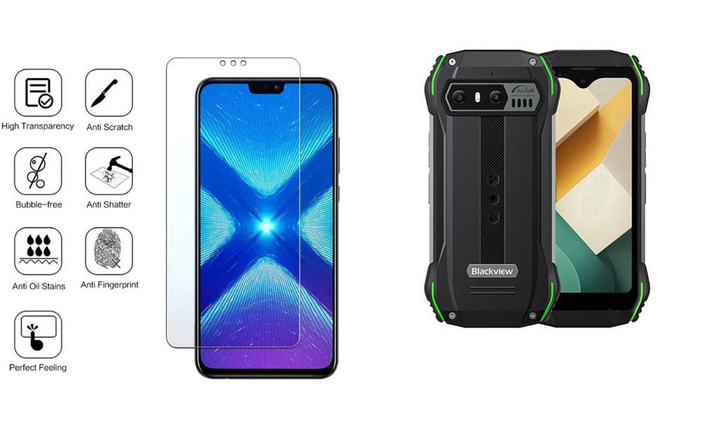 Защитное стекло NeoGlass для Blackview N6000, N6000 SE – ультрапрозрачное и устойчивое Киев - изображение 4