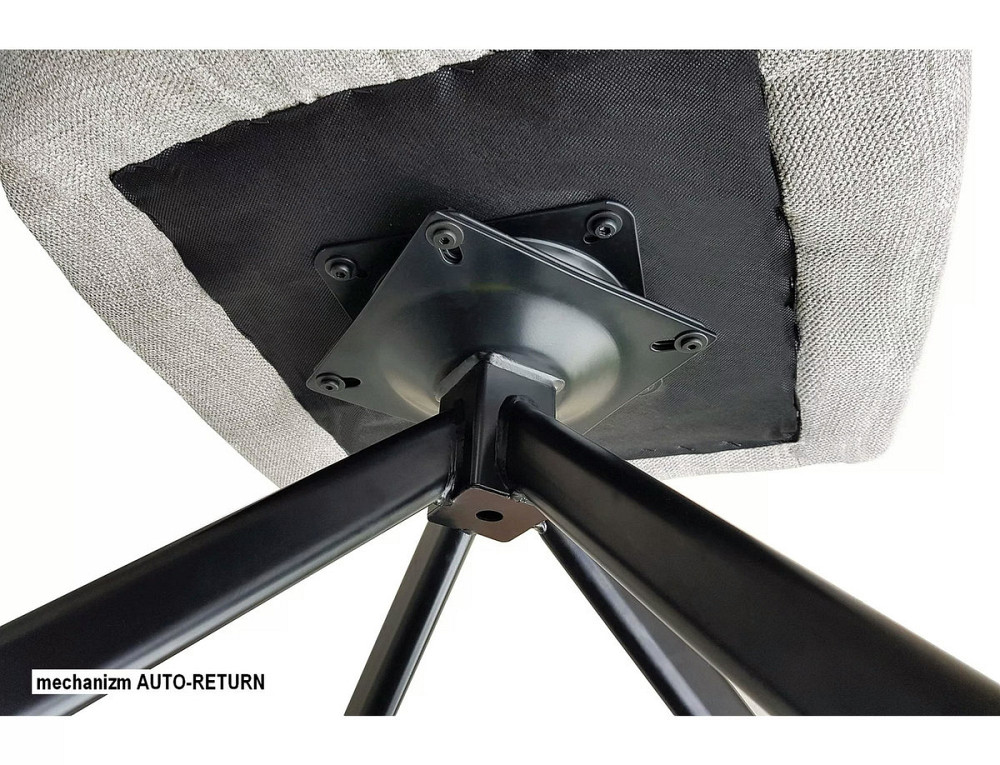 Стілець AZALIA VELVET чорний каркас/темний беж BL.40 Київ - фото 6