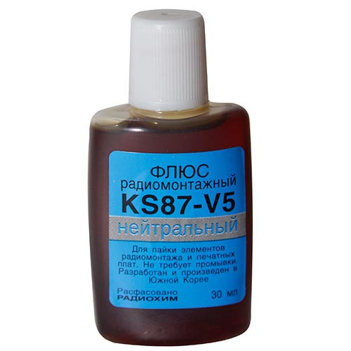 Флюс радиомонтажный KS87-V5 30мл Полтава - изображение 1