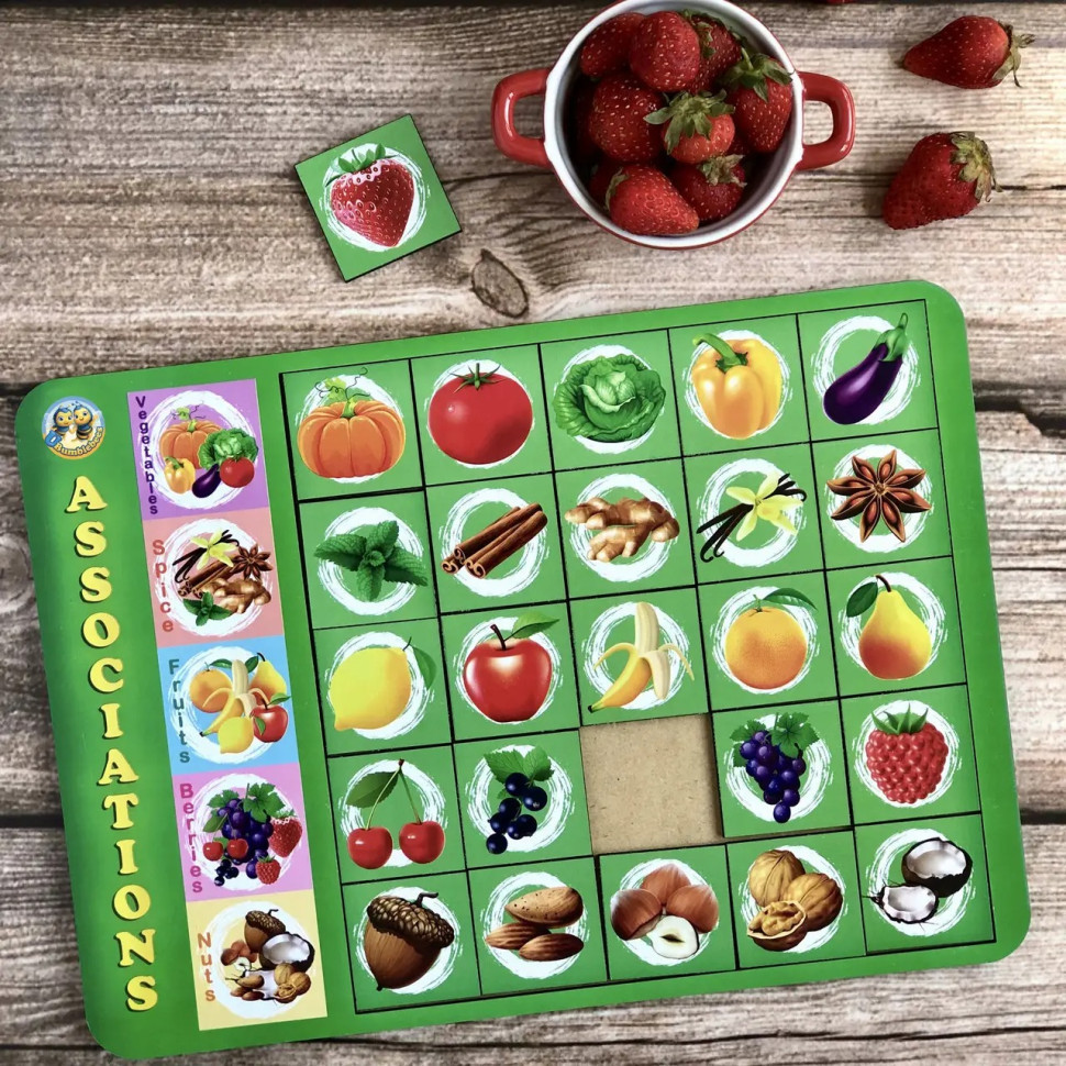 Деревянный пазл-вкладыш 