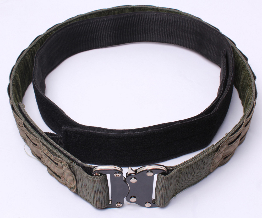 Ремень Кобра двойной разгрузочный Tactical с системой Lazer MOLLI олива хаки варбелт тактический пояс Одесса - изображение 19