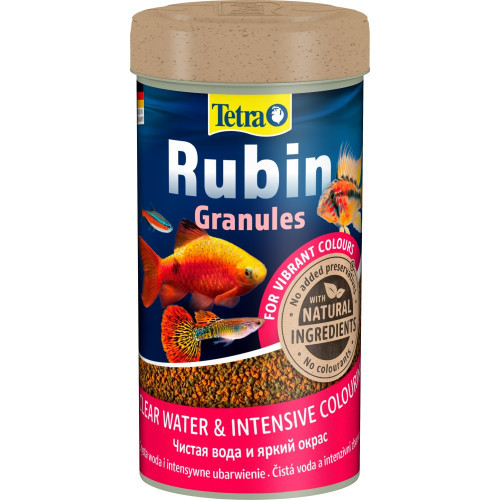 Корм Tetra Rubin Granules для аквариумных рыбок для яркости окраски гранулы 100 г/250 мл Киев - изображение 1