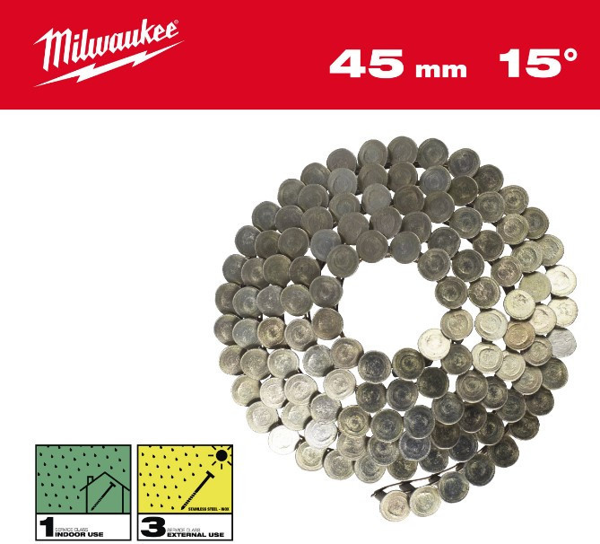 Цвяхи в котушці MILWAUKEE, з круглой головкой, 15 /3.05 x 45мм / RS (1440шт) Одеса - фото 1