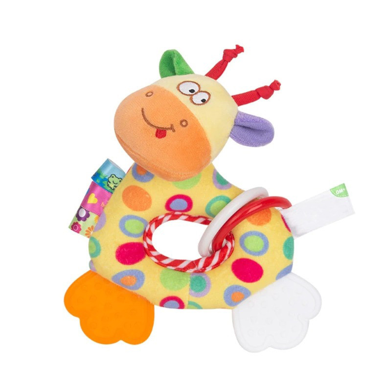 Погремушка H168251-3ABC животные мягкая с прорезываетелем 18*5*15 Жираф Винница - изображение 1