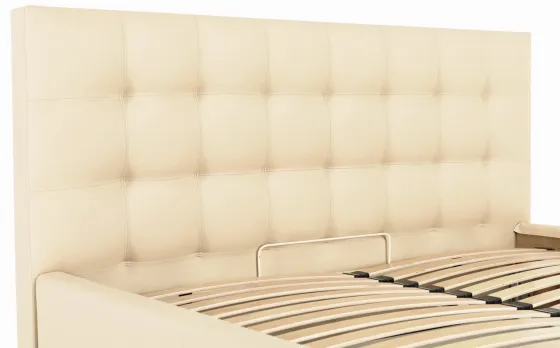 Ліжко Chester Comfort 140 х 190 см Fly 2207 З підйомним механізмом та нішою для білизни Бежевий Київ