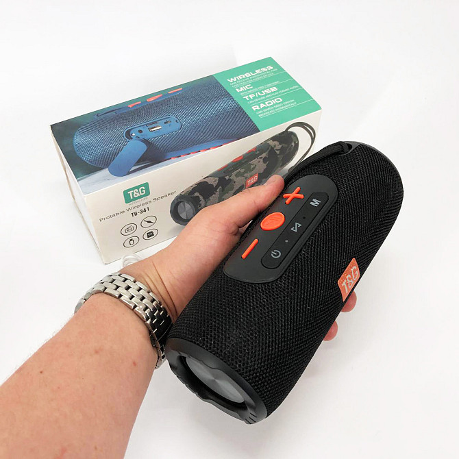 Bluetooth стерео колонка з радіо TG341, Переносна колонка для вулиці, EX-515 Переносні колонки Київ - фото 6